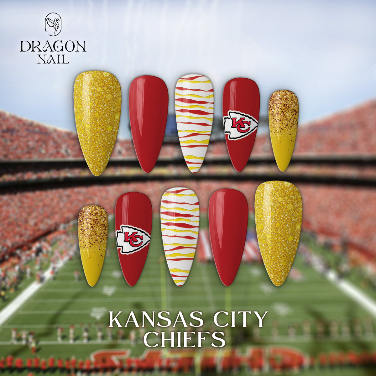 Glitter Kansas City Chiefs 2