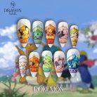 Pokémon Bell Nails – Pikachu, Bulbasaur &amp; Eevee Press-On Nail Set, Cute Pastel Anime Design | Dragonnail