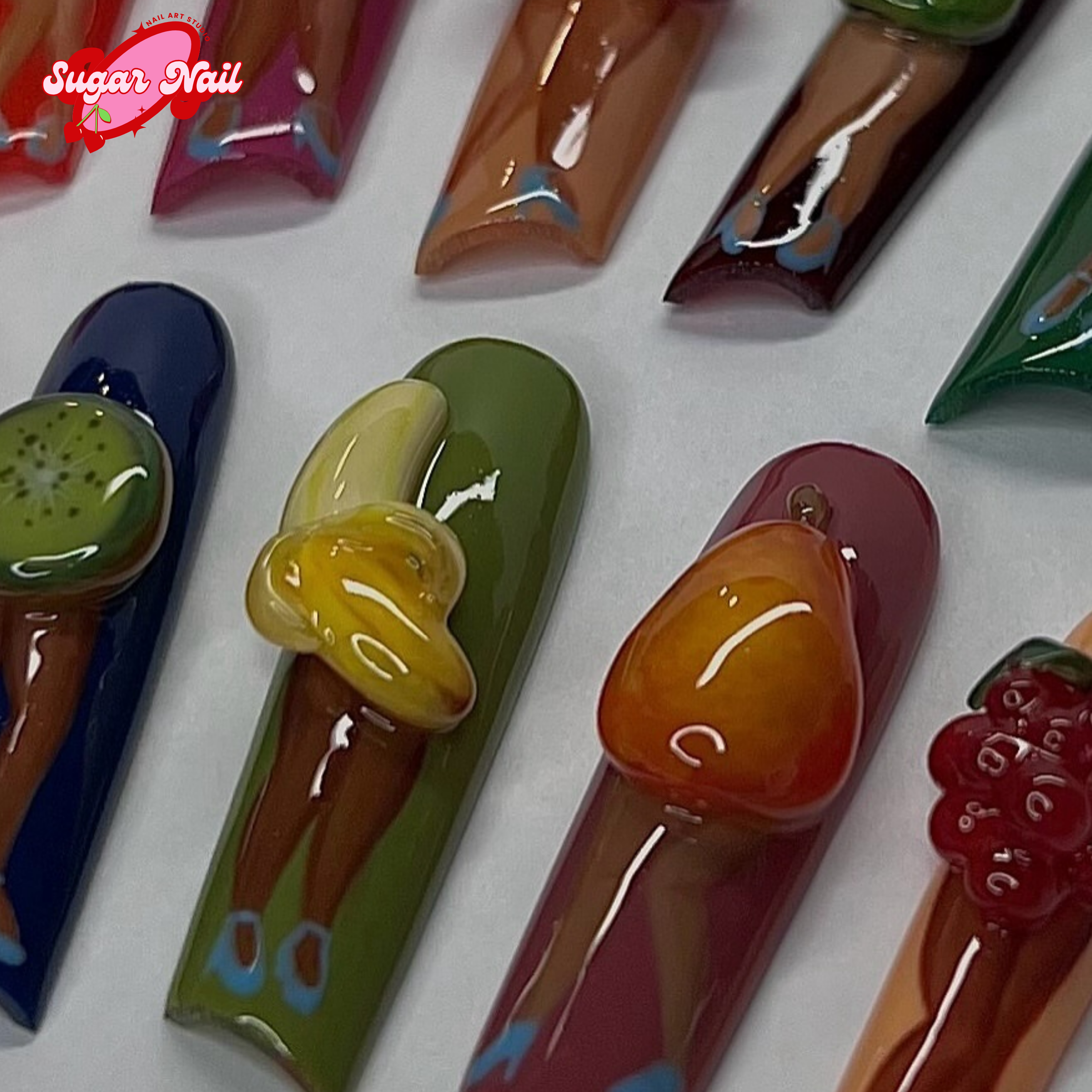 Fruity Splash Nails