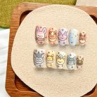 Pokémon Eeveelution Nails – Pastel Cute Press-On Nail Set, Kawaii Anime Design | Dragonnail