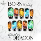 Pokémon Starter Nails – Bulbasaur, Charmander &amp; Squirtle Press-On Nail Set, Glowing Anime Design | Dragonnail