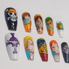 One Piece Nails – Straw Hat Crew Press-On Nail Set, Classic Manga Anime Design | Dragonnail