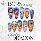 One Piece Nails – Straw Hat Crew Press-On Nail Set, Luffy &amp; Nami Anime Design | Dragonnail