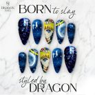 Sailor Moon Nails – Moonlight Galaxy Press-On Nail Set, Magical Anime Design | Dragonnail