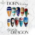 One Piece Nails – Straw Hat Crew Symbol Press-On Nail Set, Pirate Adventure Anime Design | Dragonnail