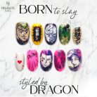 JoJo’s Bizarre Adventure Nails – DIO &amp; Hisoka Press-On Nail Set, Bold Villain Anime Design | Dragonnail