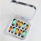 Pokémon Starter Nails – Bulbasaur, Charmander &amp; Squirtle Press-On Nail Set, Glowing Anime Design | Dragonnail