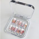 Pokémon Mew Nails – Pastel Pink Press-On Nail Set, Cute Anime Nail Art with Magical Theme | Dragonnail