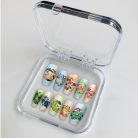 Pokémon Battle Nails – Charizard, Blastoise &amp; Dragonite Press-On Nail Set, Vibrant Anime Art | Dragonnail