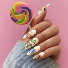Sailor Moon Nails – Chibi Guardians Press-On Nail Set, Cute Magical Girl Anime Design | Dragonnail