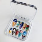 One Piece Nails – Straw Hat Crew Symbol Press-On Nail Set, Pirate Adventure Anime Design | Dragonnail