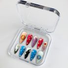 Pokémon Espeon &amp; Umbreon Nails – Sun &amp; Moon Press-On Nail Set, Celestial Anime Design | Dragonnail