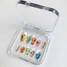 Pokémon Bell Nails – Pikachu, Bulbasaur &amp; Eevee Press-On Nail Set, Cute Pastel Anime Design | Dragonnail