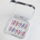 Pokémon Pastel Nails – Sylveon, Jigglypuff &amp; Togepi Press-On Nail Set, Cute Kawaii Anime Design | Dragonnail