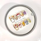Pokémon Mixed Nails – Pikachu, Gengar &amp; Sylveon Press-On Nail Set, Cute Colorful Anime Design | Dragonnail