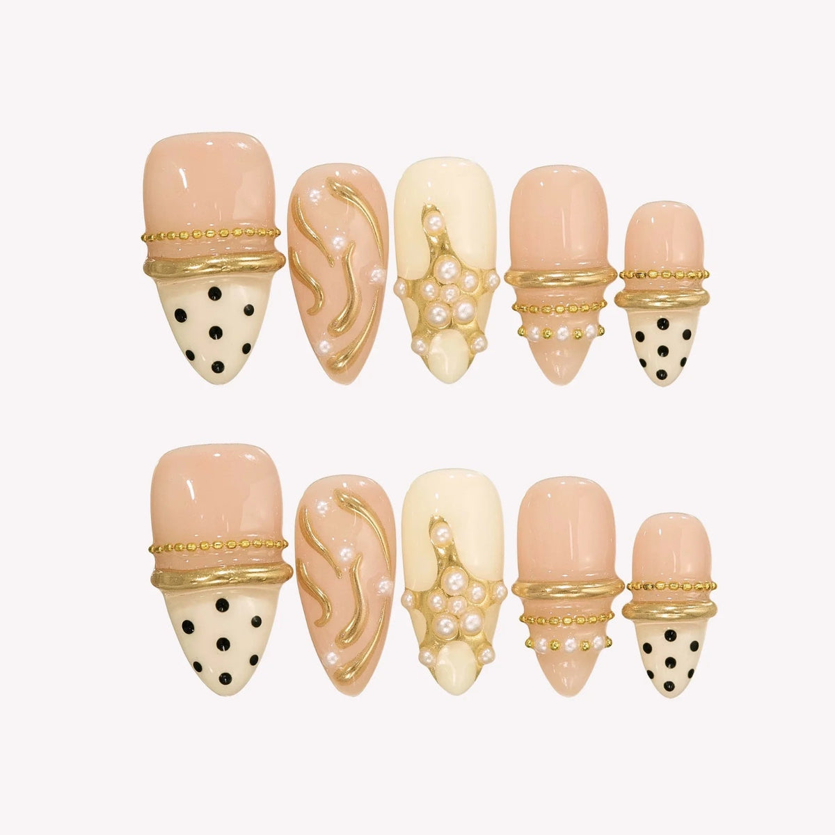 Nail the Festival Collection - Bold 3D Y2K Press On Nails