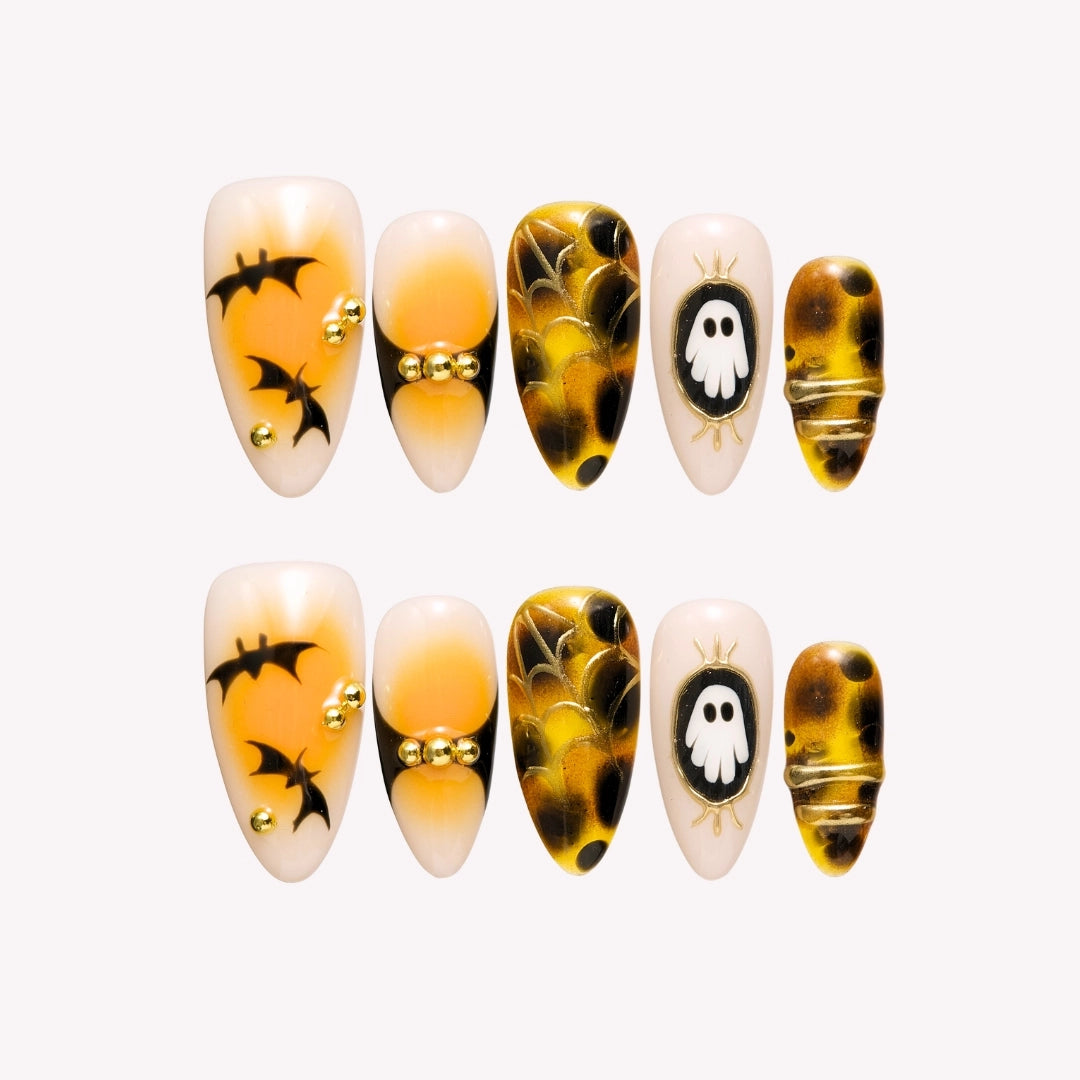 Luxury 3D Halloween Press On Nails - Boo-tique Collection