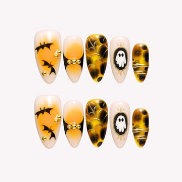 Luxury 3D Halloween Press On Nails - Boo-tique Collection