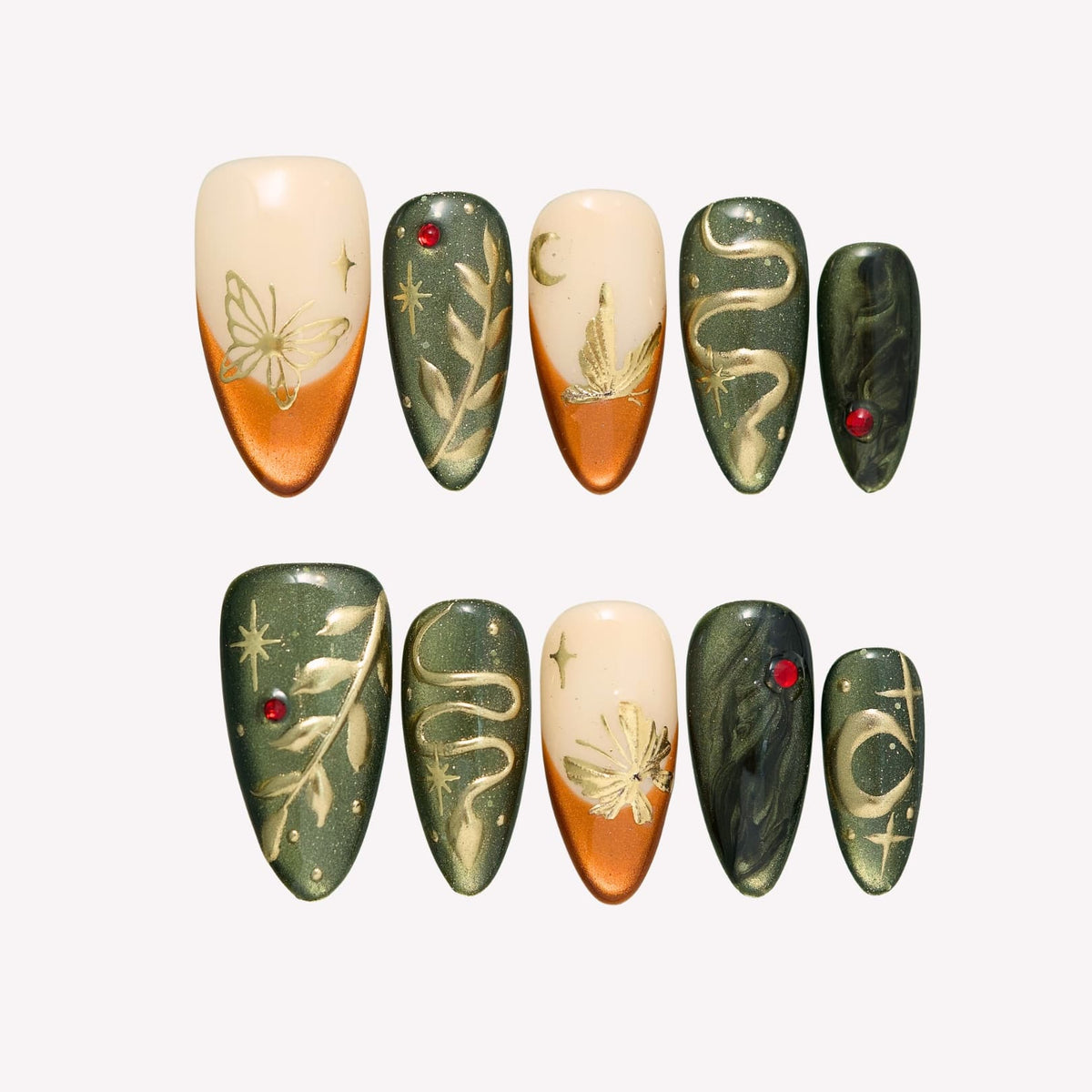 Luxury 3D Halloween Press On Nails - Boo-tique Collection