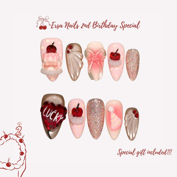 Gojo Satoru Nails – JJK Infinite Void Press-On Set, Cosmic Blue Six Eyes Anime Design