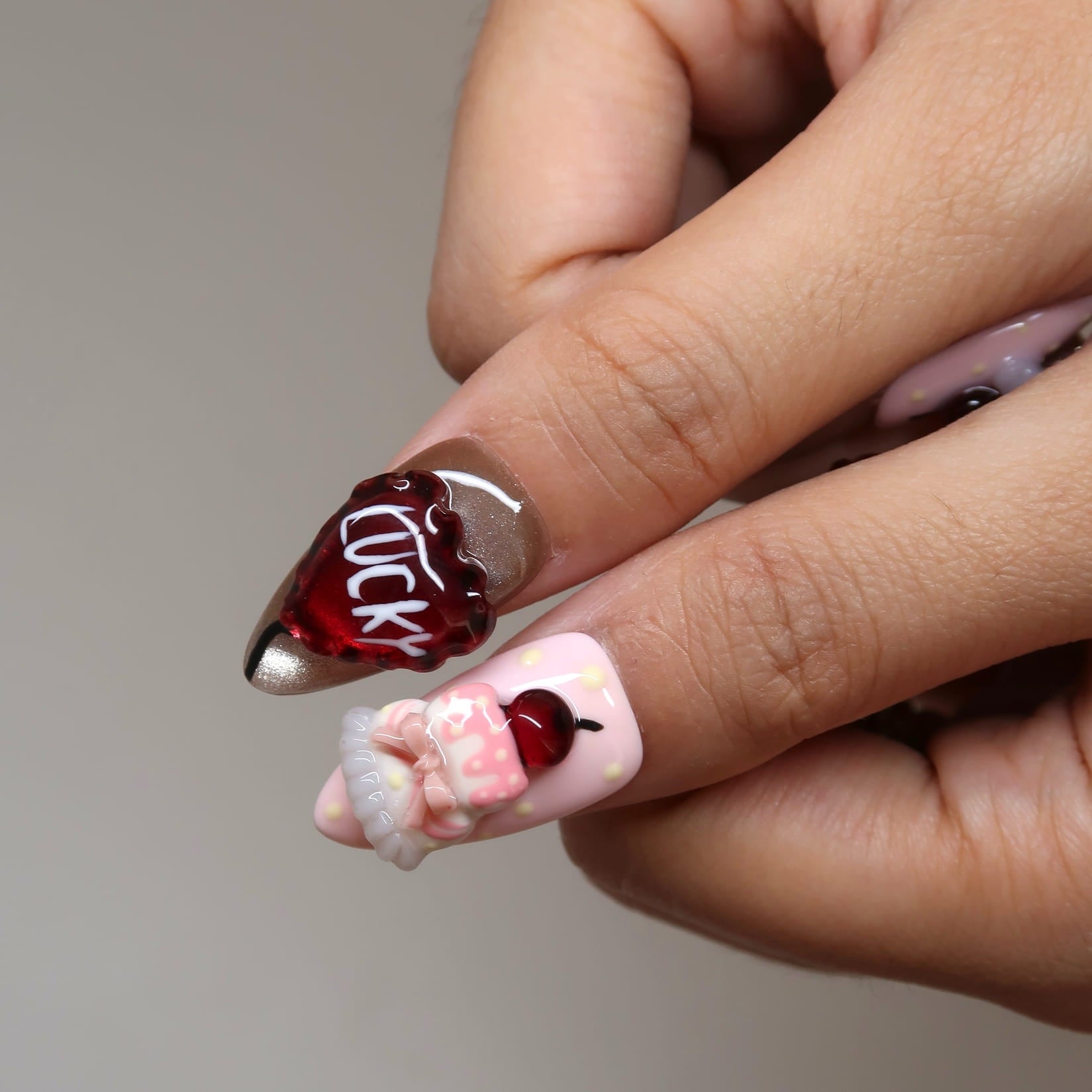 Gojo Satoru Nails – JJK Infinite Void Press-On Set, Cosmic Blue Six Eyes Anime Design