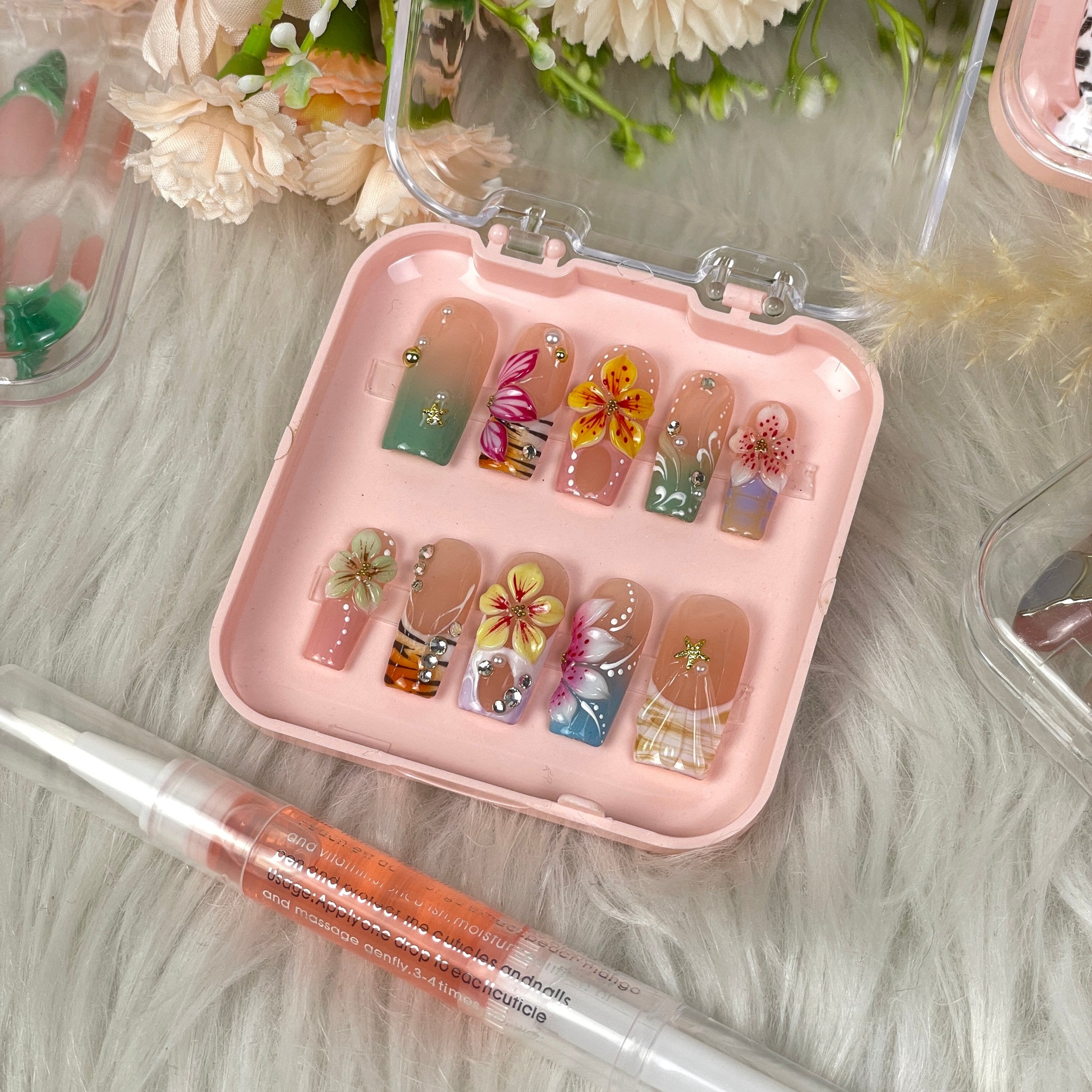 Tropical Bloom Vibrant Summer Floral