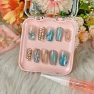 Ocean Dusk – Blue &amp; Rose Gold