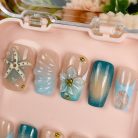 Ocean Dusk – Blue &amp; Rose Gold