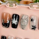 Midnight Stars – Set in Black, Silver &amp; Nude