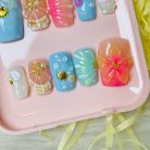 Mermaid Bloom Summer Beach Shell &amp; Pastel Florals