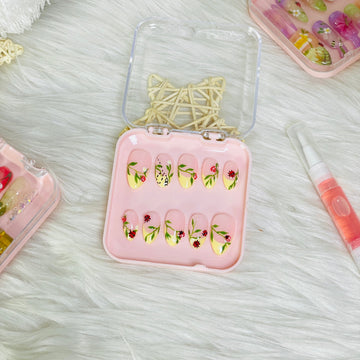 Ladybug Garden Leaves &amp; 3D Lady Beetles