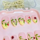 Ladybug Garden Leaves &amp; 3D Lady Beetles