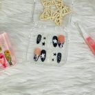 Tropical Flame Bloom Hibiscus &amp; Gold Swirls