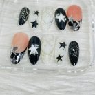 Tropical Flame Bloom Hibiscus &amp; Gold Swirls