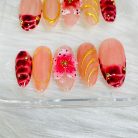 Tropical Flame Bloom