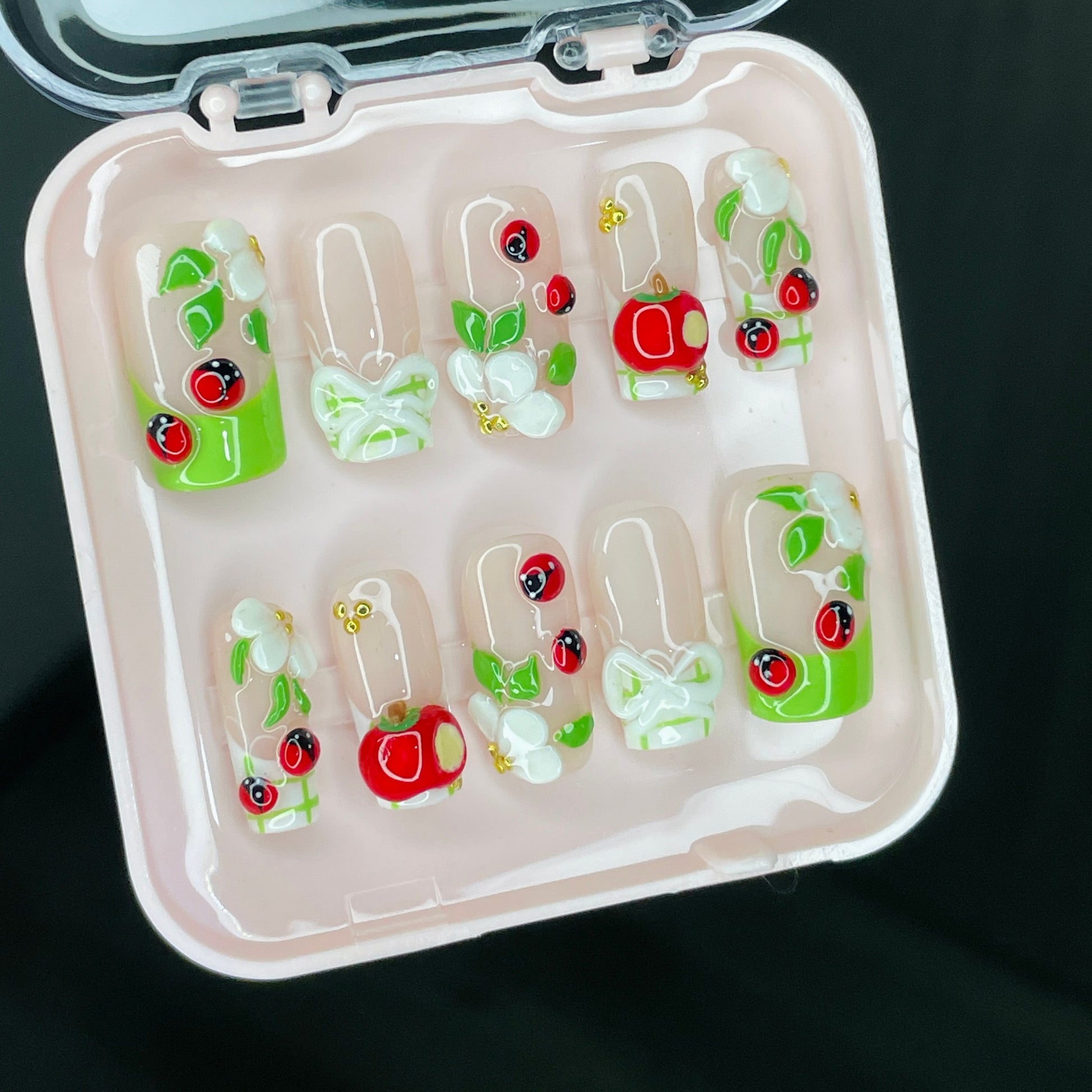 Cherry Picnic Juicy Red Fruits and Summer Greens