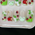 Cherry Picnic Juicy Red Fruits and Summer Greens