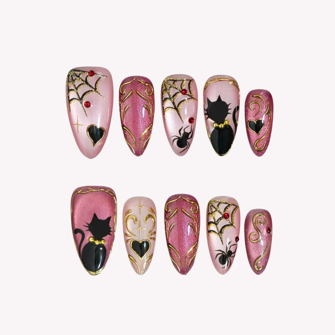 Luxury 3D Halloween Press On Nails - Boo-tique Collection