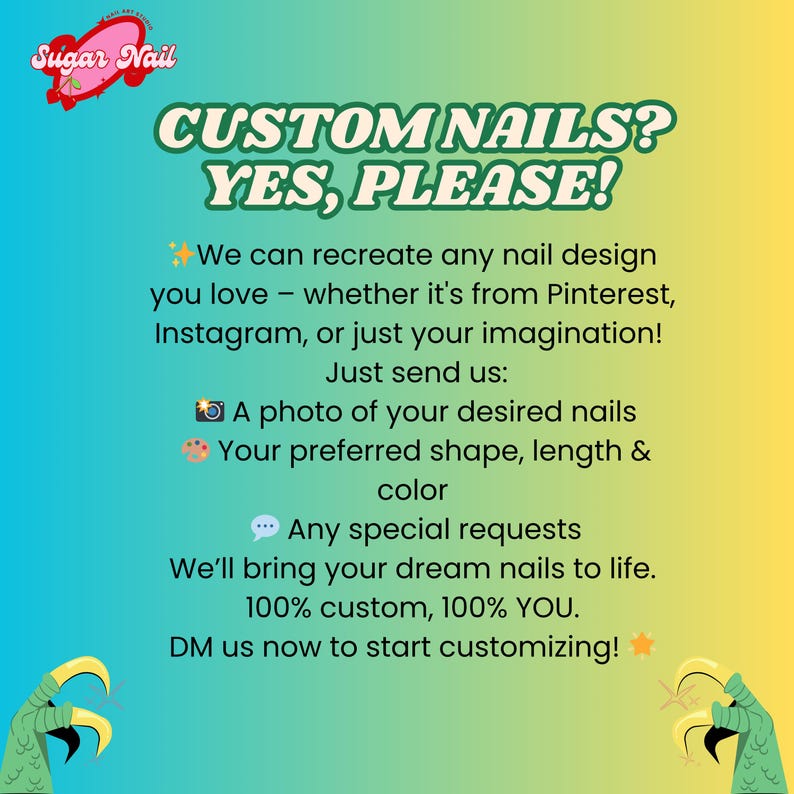 Customize Your Own Press-ons