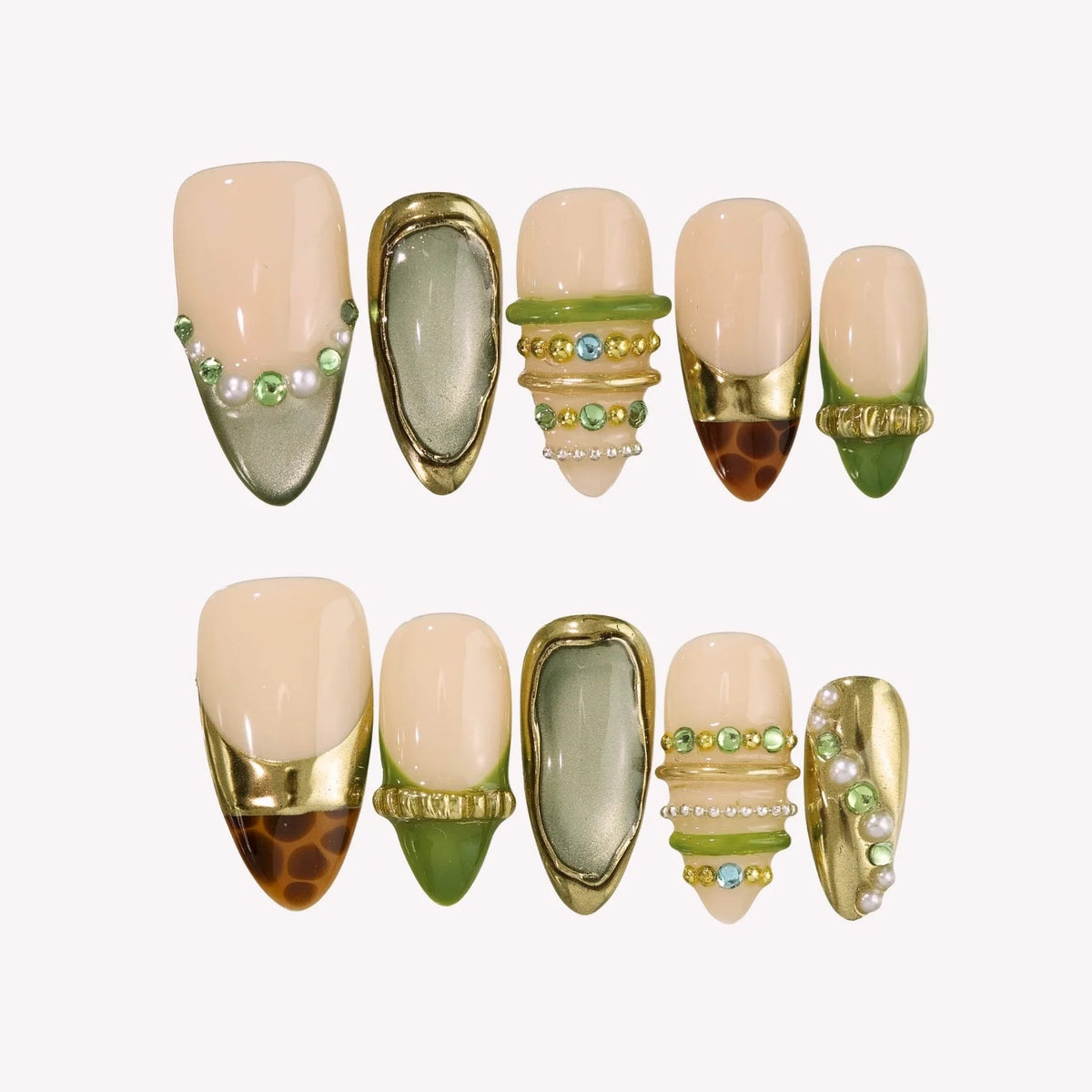 Nail the Festival Collection - Bold 3D Y2K Press On Nails
