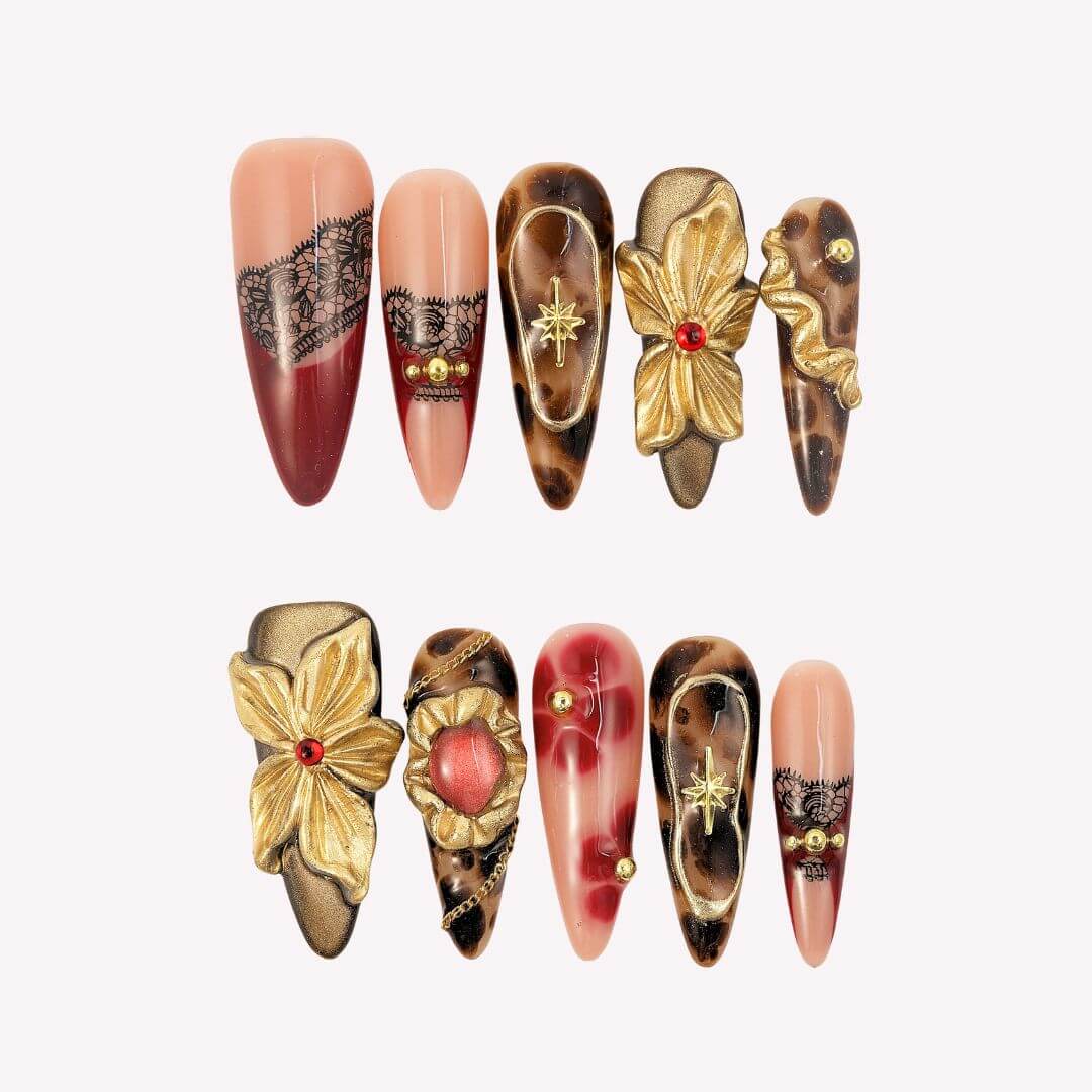 Nail the Festival Collection - Bold 3D Y2K Press On Nails