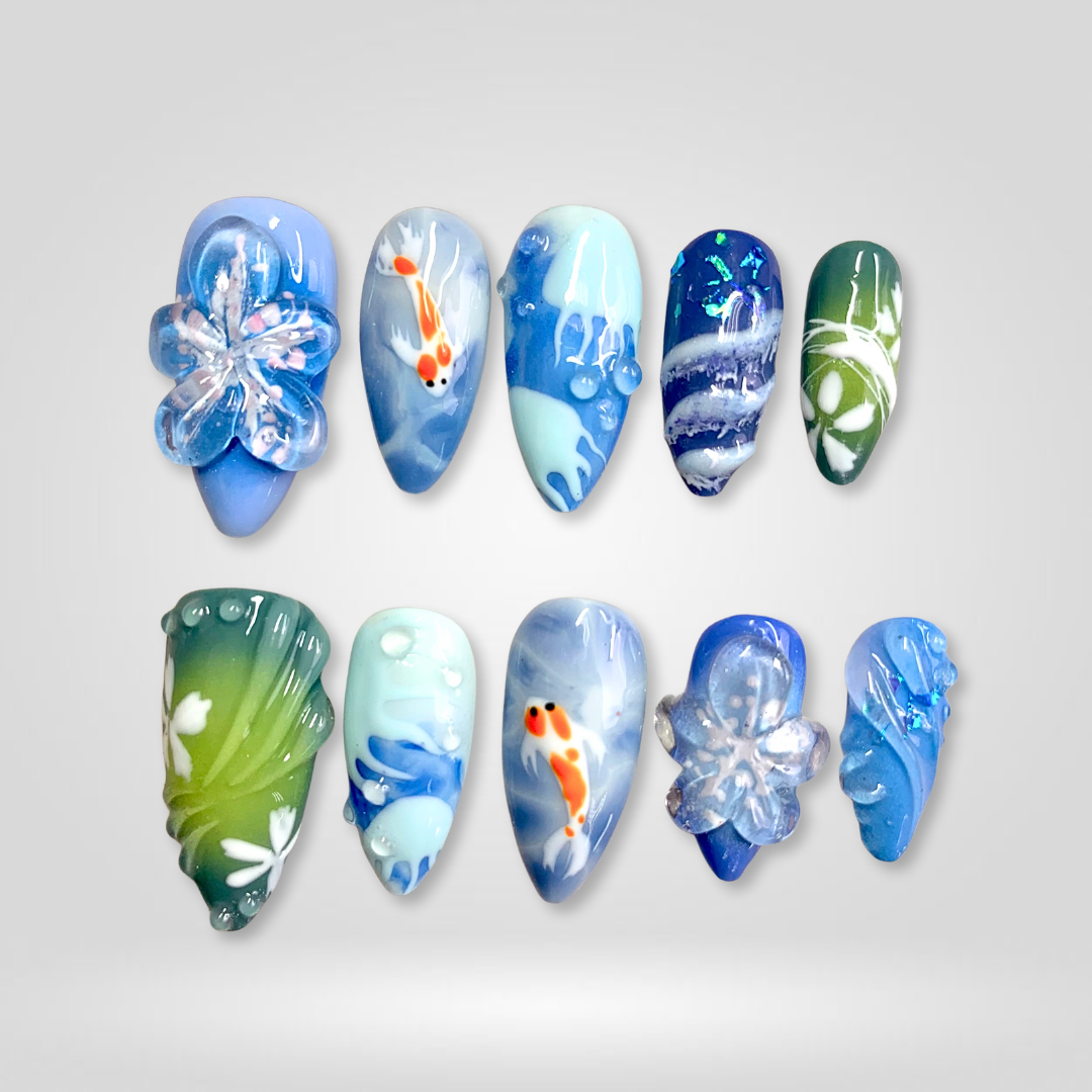 Ocean Koi & Jellyfish