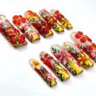 Summer Floral Tropical Yellow Red