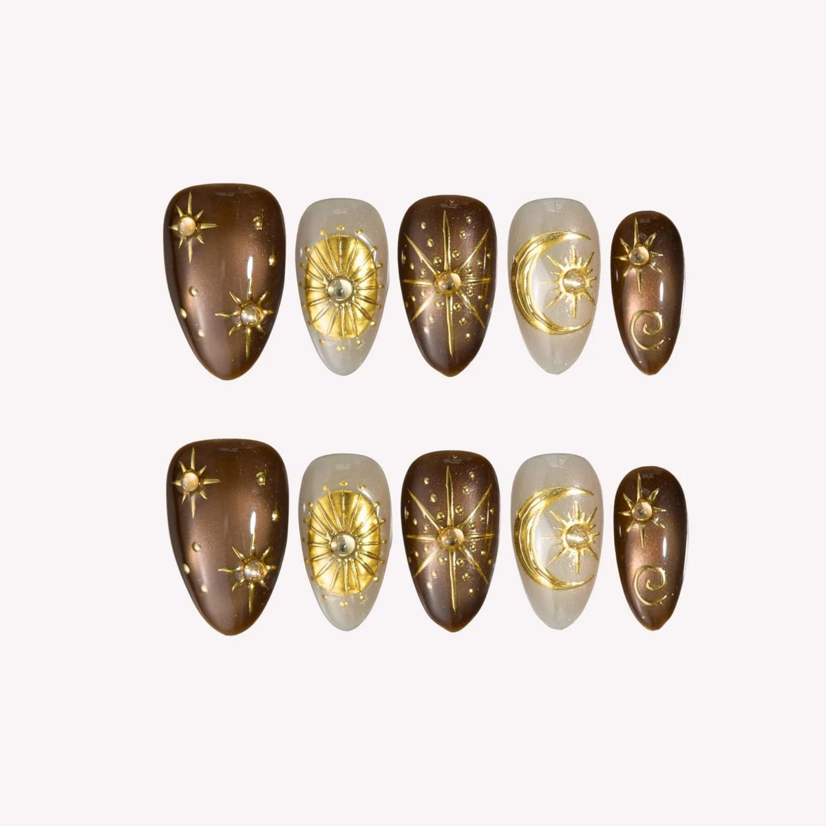 Fall Afterglow - Embrace autumn elegance with every tip 🍂