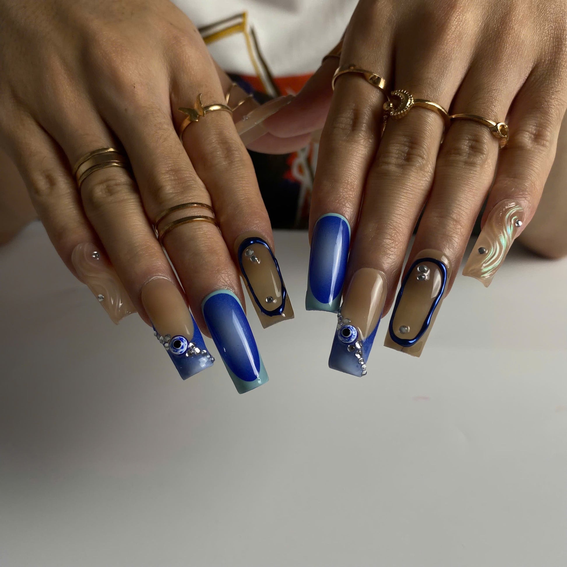 Mystic Blue Evil Eye